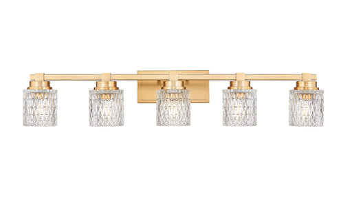 Vanity Z-Lite 6101-5V-MGLD Modern Gold Jacqueline 5 Light Vanity Z-Lite