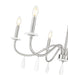Chandelier Z-Lite 6103-32BN Brushed Nickel Toussant 6 Light Chandelier Z-Lite