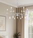 Chandelier Z-Lite 6103-32BN Brushed Nickel Toussant 6 Light Chandelier Z-Lite