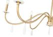 Chandelier Z-Lite 6103-45MGLD Mordern Gold Toussant 6 Light Chandelier Z-Lite