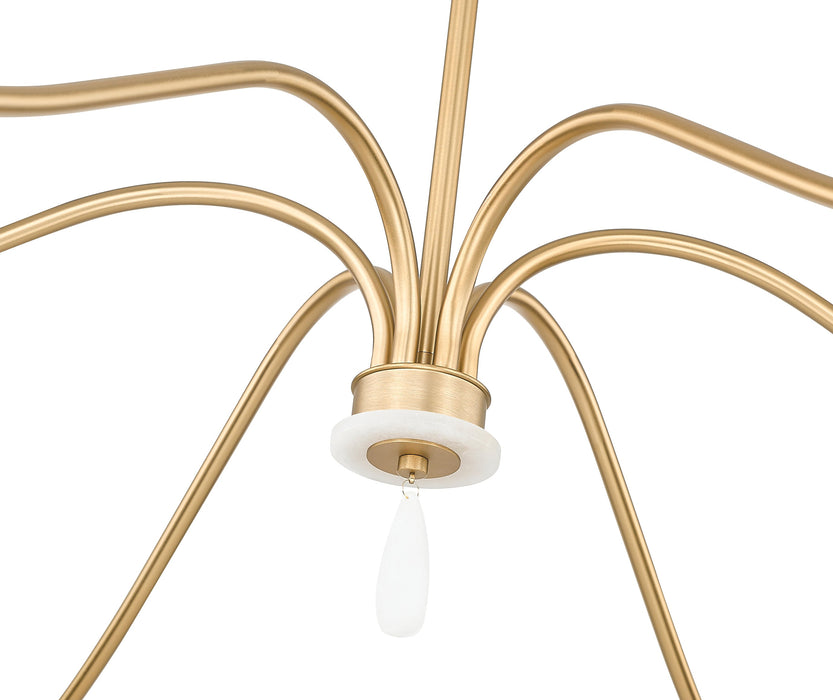 Chandelier Z-Lite 6103-63MGLD Mordern Gold Toussant 6 Light Chandelier Z-Lite