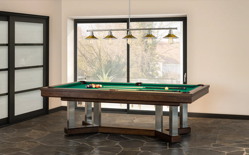 Linear Chandelier Z-Lite 613-5L-BN+FB Brushed Nickel Casa 5 Light Linear Chandelier Z-Lite