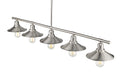 Linear Chandelier Z-Lite 613-5L-BN Brushed Nickel Casa 5 Light Linear Chandelier Z-Lite