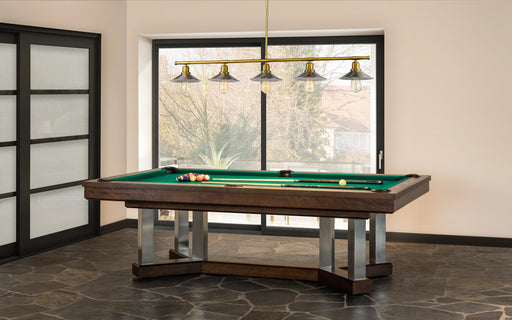 Linear Chandelier Z-Lite 613-5L-FB+BN Foundry Brass Casa 5 Light Linear Chandelier Z-Lite