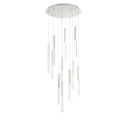 Eurofase 46477-026 Benicio 22" Polished Nickel LED Chandelier