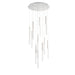 Eurofase 46477-026 Benicio 22" Polished Nickel LED Chandelier