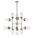 Chandelier Z-Lite 617-12PN Polished Nickel Calliope 12 Light Chandelier Z-Lite
