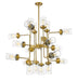 Chandelier Z-Lite 617-20FB Foundry Brass Calliope 20 Light Chandelier Z-Lite