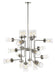 Chandelier Z-Lite 617-20PN Polished Nickel Calliope 20 Light Chandelier Z-Lite