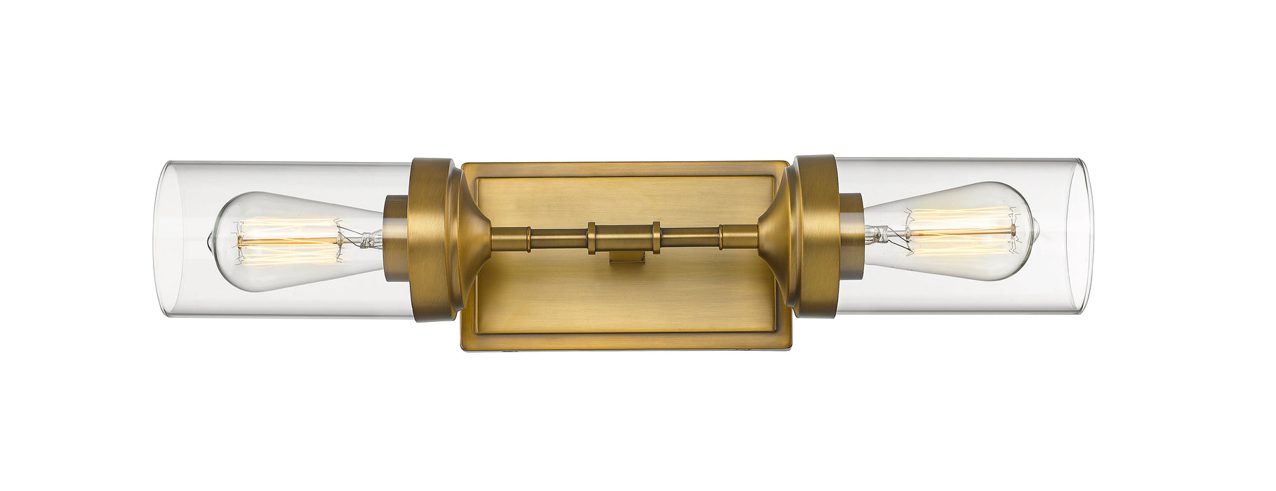 Wall Sconce Z-Lite 617-2S-FB Foundry Brass Calliope 2 Light Wall Sconce Z-Lite