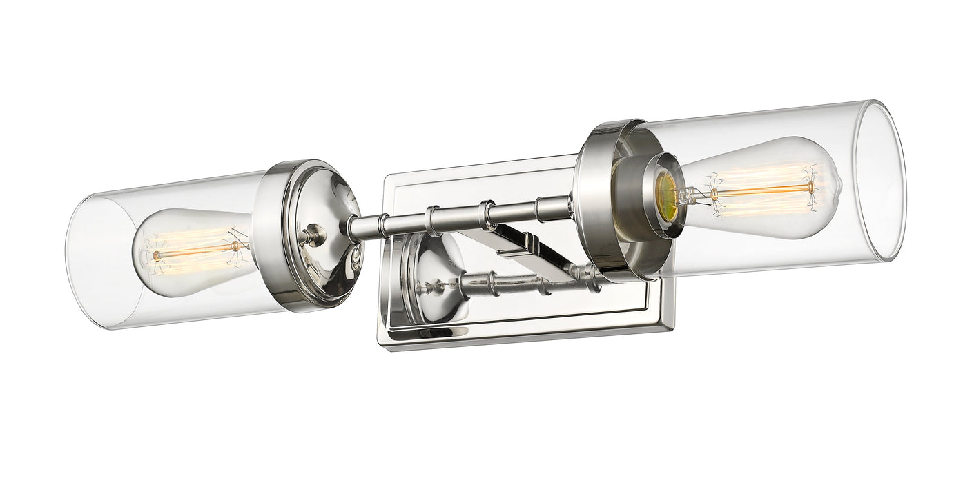 Wall Sconce Z-Lite 617-2S-PN Polished Nickel Calliope 2 Light Wall Sconce Z-Lite