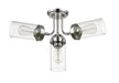 Semi Flush Mount Z-Lite 617SF-PN Polished Nickel Calliope 4 Light Semi Flush Mount Z-Lite
