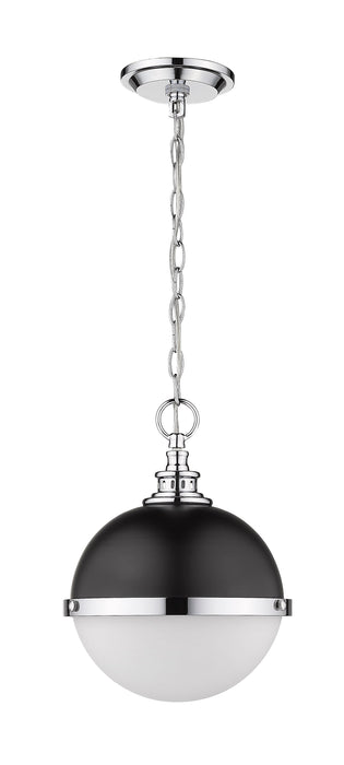 Pendant Z-Lite 619MP-MB-CH Matte Black + Chrome Peyton 2 Light Pendant Z-Lite