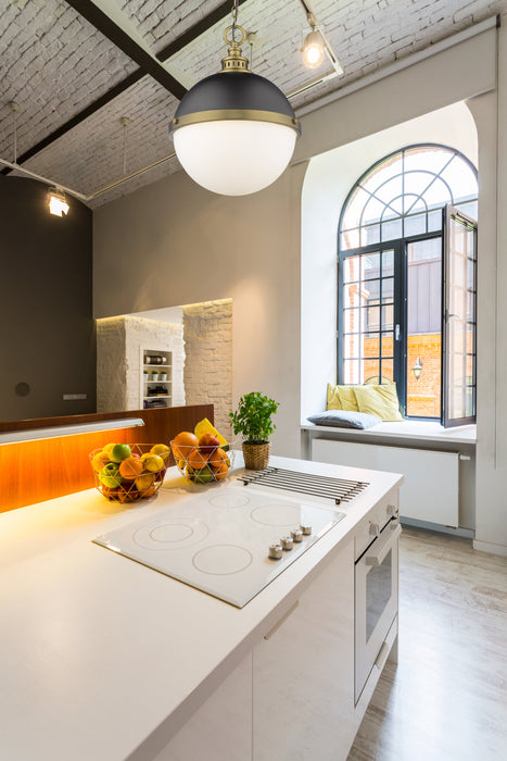 Pendant Z-Lite 619P14-MB-FB Matte Black + Factory Bronze Peyton 2 Light Pendant Z-Lite