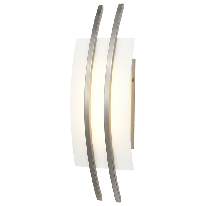 Sconce Nuvo 62-102 Trax - 1 Module Wall Sconce with Frosted Glass - Brushed Nickel Finish Nuvo