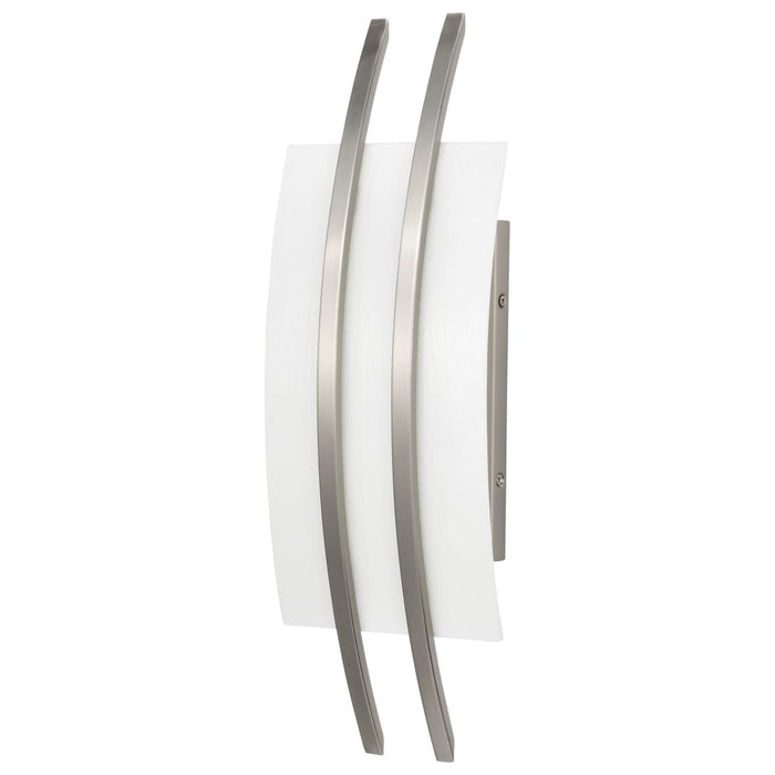 Sconce Nuvo 62-102 Trax - 1 Module Wall Sconce with Frosted Glass - Brushed Nickel Finish Nuvo