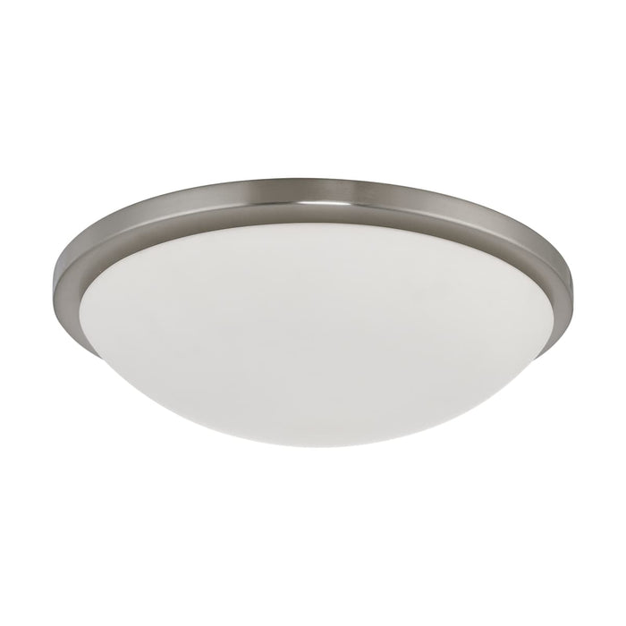 Flush Mount Nuvo 62-1044 Button LED 17 in. - Flush Mount Fixture - Brushed Nickel Finish - LED Module Included Nuvo