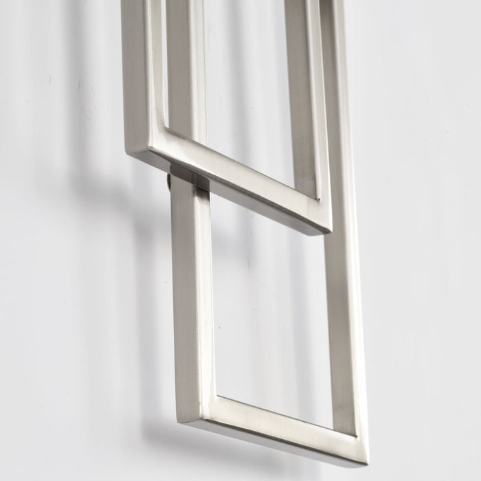 Sconce Nuvo 62-105 Frame - LED Wall Sconce with Frosted Lens - Brushed Nickel Finish Nuvo