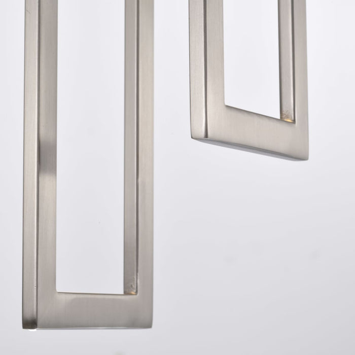Pendant Nuvo 62-106 Frame - LED Pendant with Frosted Glass - Brushed Nickel Finish Nuvo