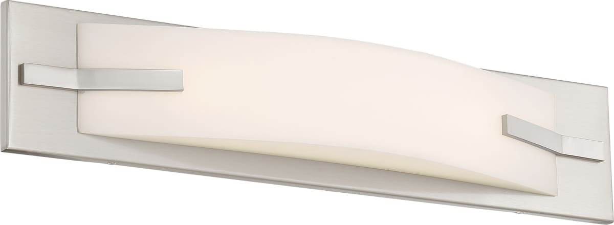 Vanity Nuvo 62-1081 Bow LED 20 in. - Vanity Fixture - Brushed Nickel Finish Nuvo