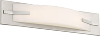 Vanity Nuvo 62-1081 Bow LED 20 in. - Vanity Fixture - Brushed Nickel Finish Nuvo