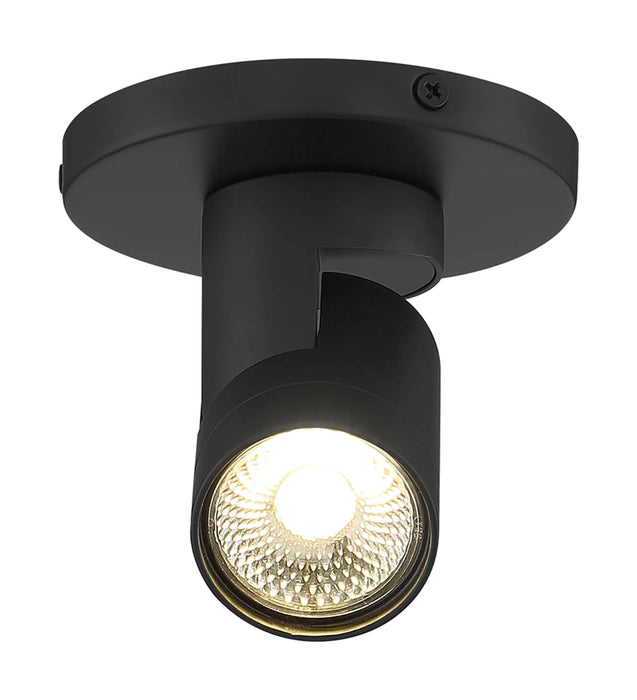 Monopoint Nuvo 62-1105 12 Watt - LED - Black - Barrel - Monopoint - 3000K - 36 deg. Beam Angle Nuvo