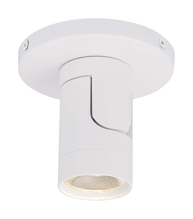 Monopoint Nuvo 62-1106 12 Watt - LED - White - Barrel - Monopoint - 3000K - 36 deg. Beam Angle - White Finish Nuvo