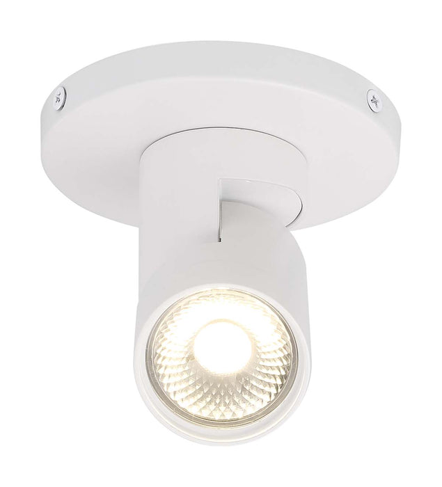 Monopoint Nuvo 62-1106 12 Watt - LED - White - Barrel - Monopoint - 3000K - 36 deg. Beam Angle - White Finish Nuvo