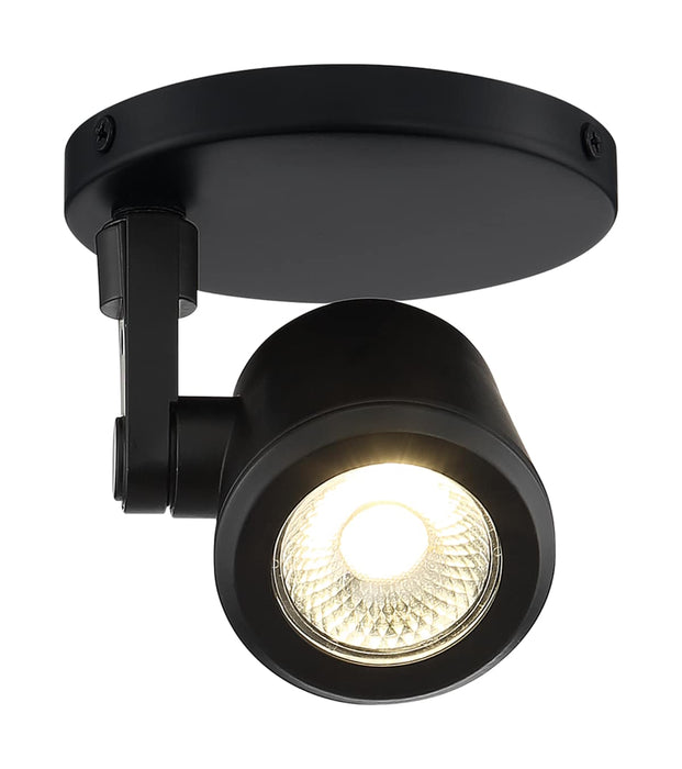 Monopoint Nuvo 62-1107 12 Watt - LED - Black - Taper Back - Monopoint - 3000K - 36 deg. Beam Angle Nuvo