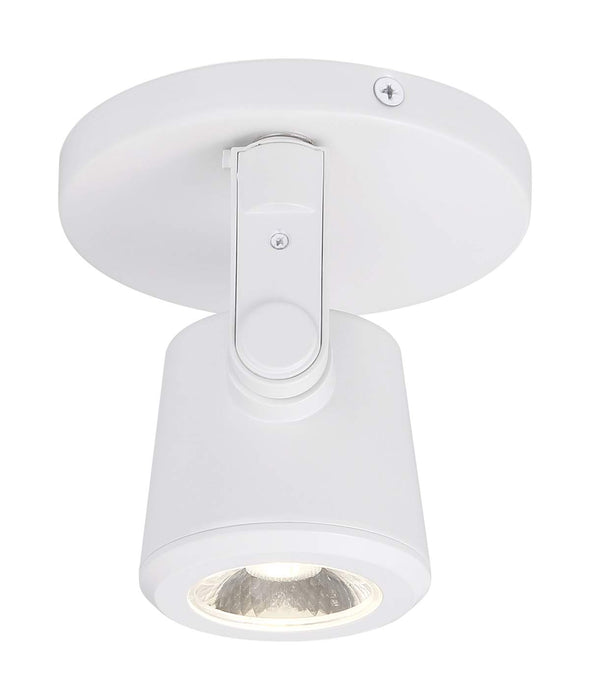 Monopoint Nuvo 62-1108 12 Watt - LED - White - Taper Back - Monopoint - 3000K - 36 deg. Beam Angle - White Finish Nuvo