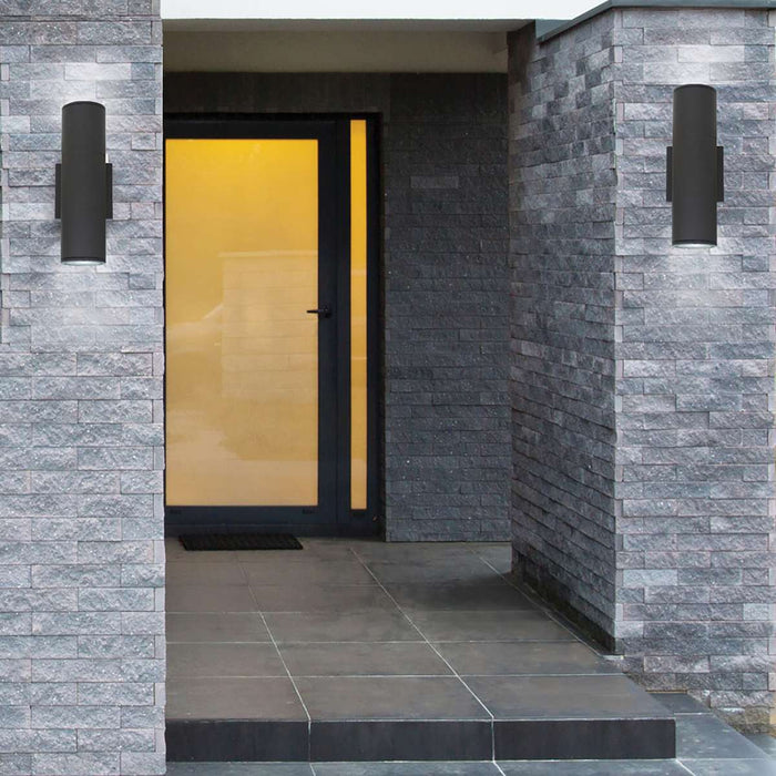 Sconce Nuvo 62-1146R1 2 Light - LED Large Up and Down Sconce Fixture - Bronze Finish - 20W - 120/277V Nuvo