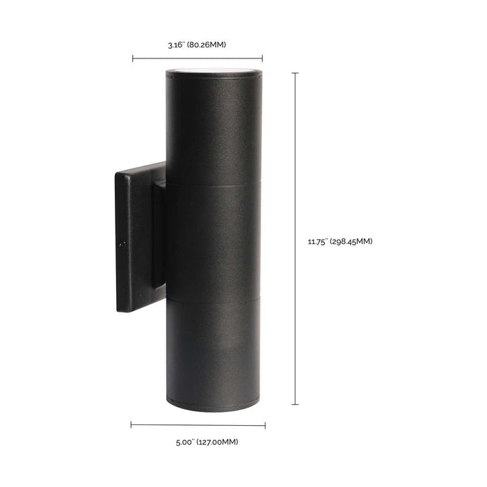 Sconce Nuvo 62-1146R1 2 Light - LED Large Up and Down Sconce Fixture - Bronze Finish - 20W - 120/277V Nuvo