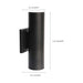 Sconce Nuvo 62-1146R1 2 Light - LED Large Up and Down Sconce Fixture - Bronze Finish - 20W - 120/277V Nuvo