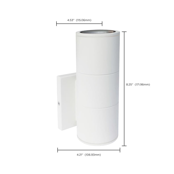 Sconce Nuvo 62-1147 1 Light - LED Large Up or Down Sconce Fixture - White Finish - 10W - 120/277V Nuvo