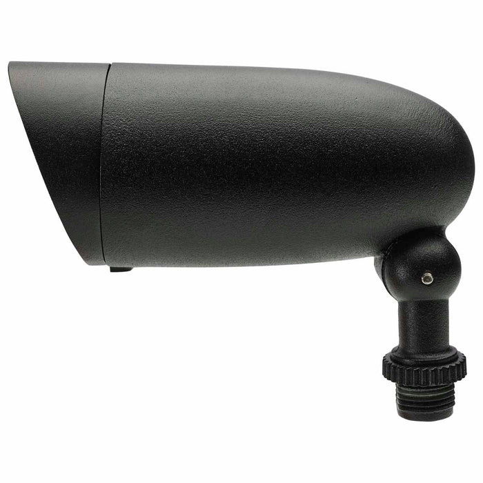 Flood Light Nuvo 62-1197 LED Landscape Flood - 6 Watt - Matte Black Finish - 3000K - 120 Volt Nuvo