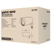 Flood Light Nuvo 62-1199 LED Landscape Flood - 12 Watt - Matte Black Finish - 3000K - 120 Volt Nuvo