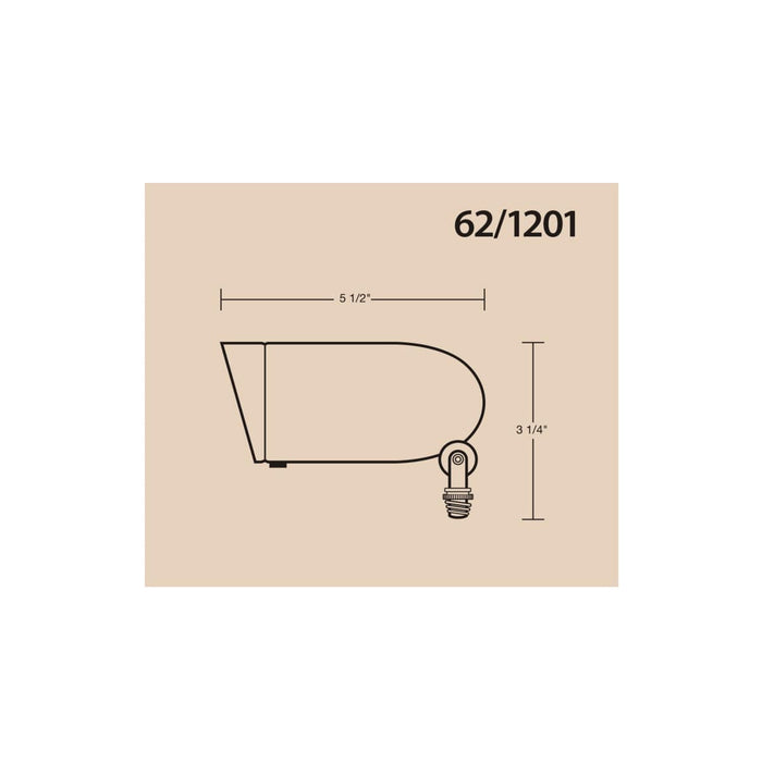 Flood Light Nuvo 62-1201 LED Landscape Flood 6W - Dark Gray Finish Nuvo