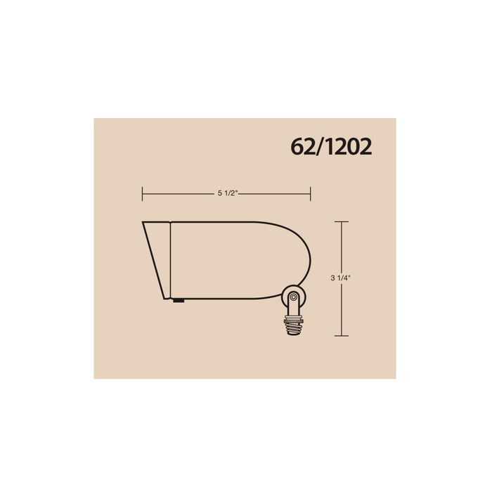 Flood Light Nuvo 62-1202 LED Landscape Flood 6W - Light - Gray Finish Nuvo