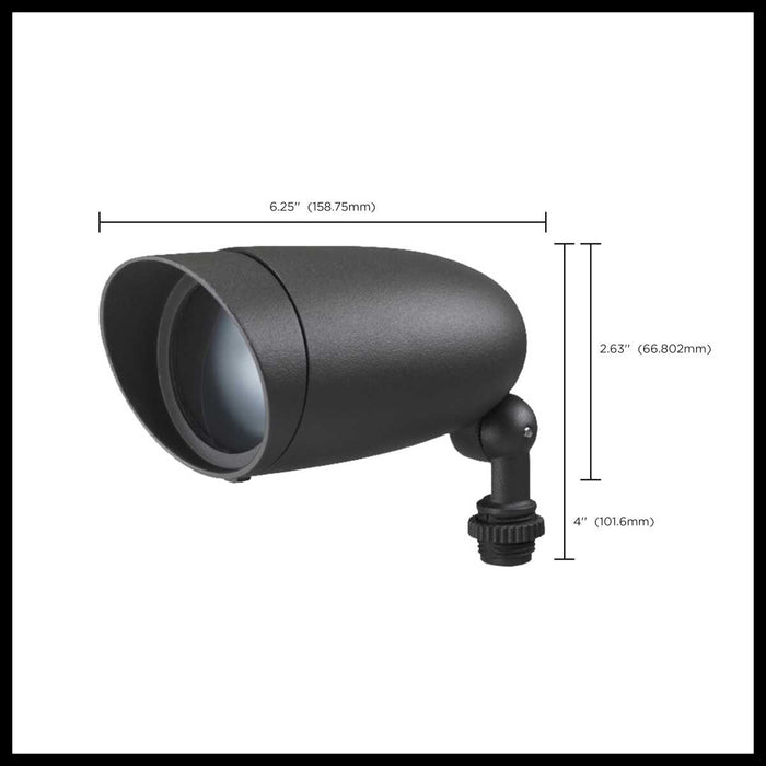 Flood Light Nuvo 62-1203 LED Landscape Flood 9W - Dark Gray Finish Nuvo
