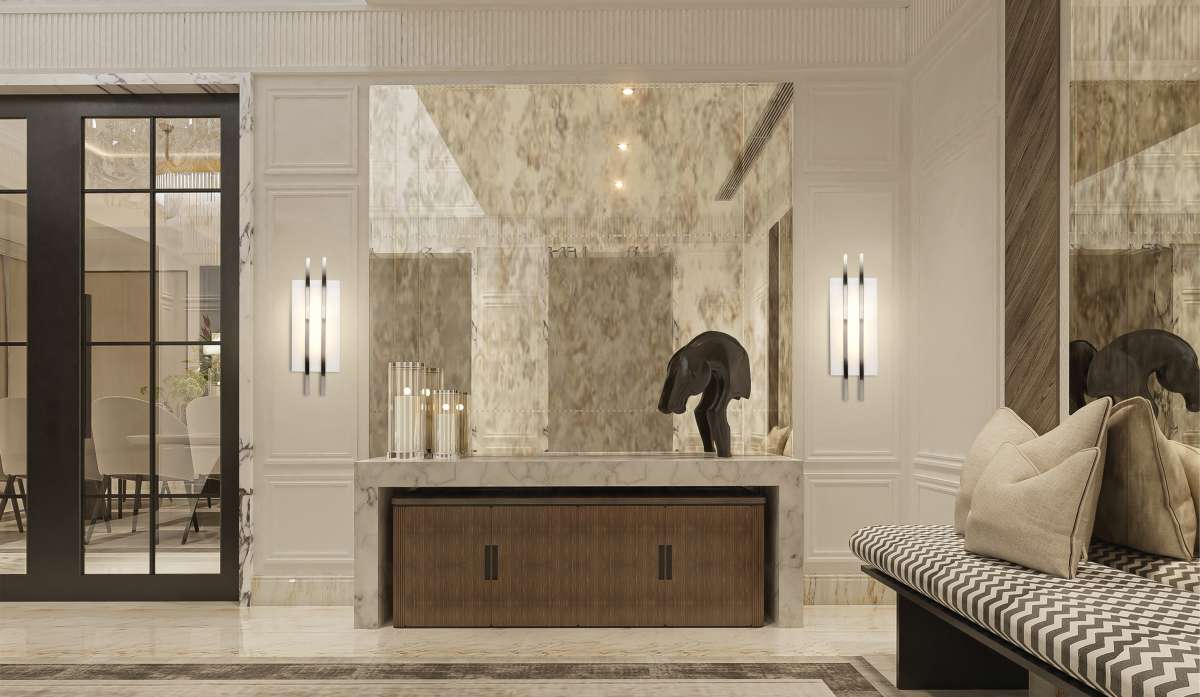 Sconce Nuvo 62-122 Trax - 1 Module Wall Sconce with Frosted Glass - Hazel Bronze Finish Nuvo