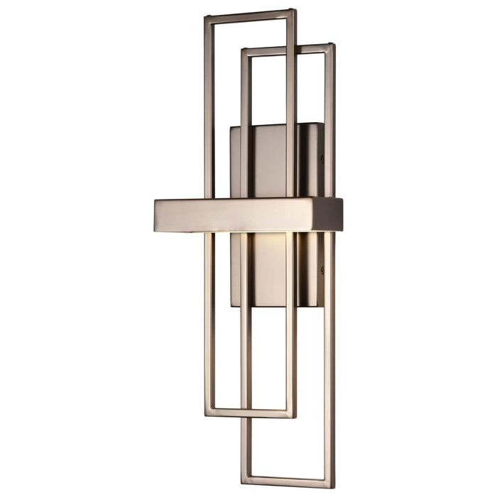 Sconce Nuvo 62-125 Frame - 1 Module Wall Sconce with Frosted Glass - Hazel Bronze Finish Nuvo