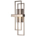 Sconce Nuvo 62-125 Frame - 1 Module Wall Sconce with Frosted Glass - Hazel Bronze Finish Nuvo