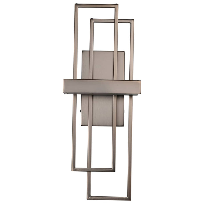 Sconce Nuvo 62-125 Frame - 1 Module Wall Sconce with Frosted Glass - Hazel Bronze Finish Nuvo