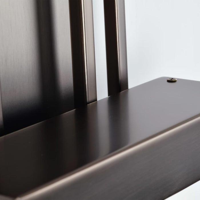 Sconce Nuvo 62-125 Frame - 1 Module Wall Sconce with Frosted Glass - Hazel Bronze Finish Nuvo