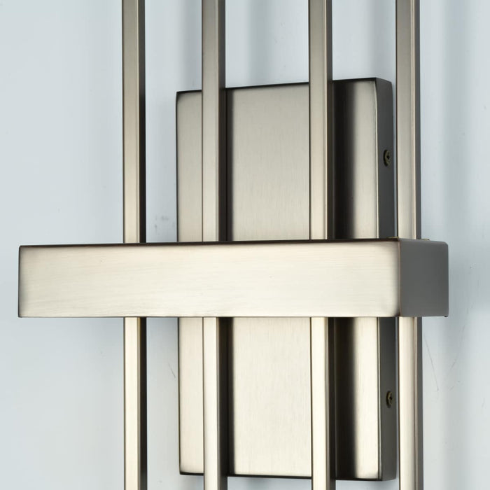 Sconce Nuvo 62-125 Frame - 1 Module Wall Sconce with Frosted Glass - Hazel Bronze Finish Nuvo