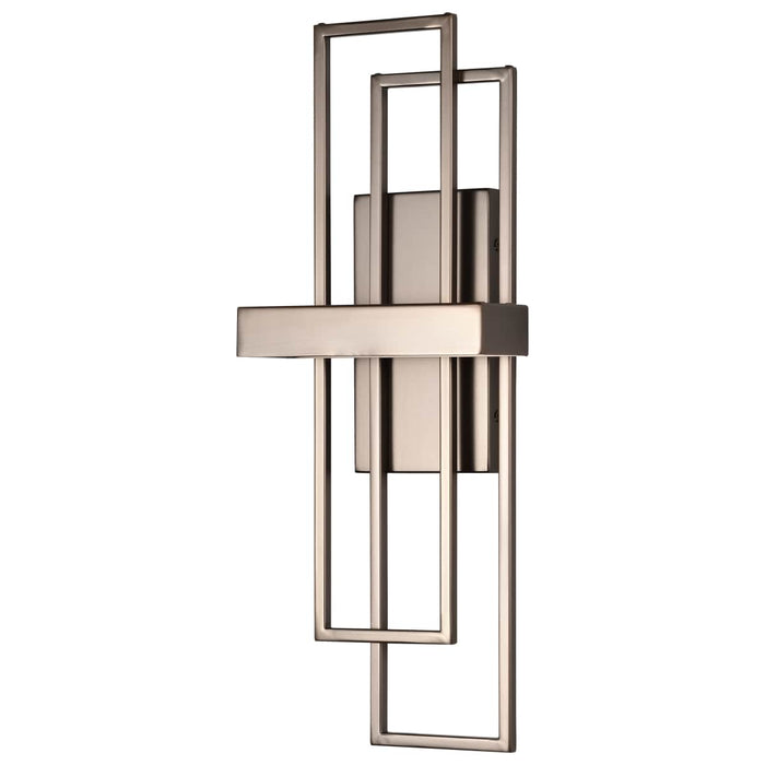 Sconce Nuvo 62-125 Frame - 1 Module Wall Sconce with Frosted Glass - Hazel Bronze Finish Nuvo