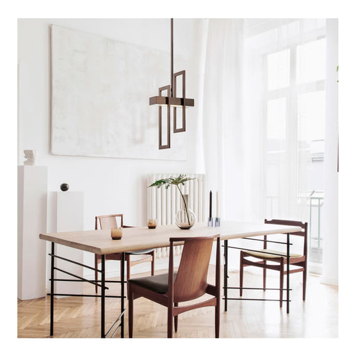 Pendant Nuvo 62-126 Frame - 1 Module Pendant with Frosted Glass - Hazel Bronze Finish Nuvo