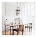 Pendant Nuvo 62-126 Frame - 1 Module Pendant with Frosted Glass - Hazel Bronze Finish Nuvo