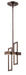 Pendant Nuvo 62-126 Frame - 1 Module Pendant with Frosted Glass - Hazel Bronze Finish Nuvo