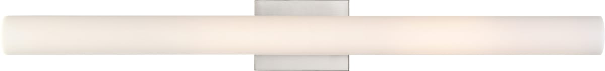 Vanity Nuvo 62-1323 Bend - LED Large Vanity - Brushed Nickel Finish with White Acrylic Nuvo